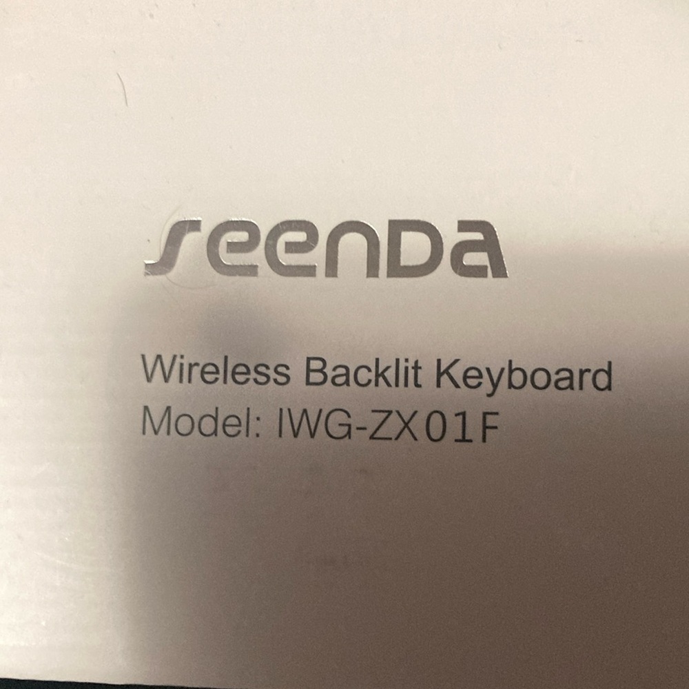 Seenda Wireless Backlit Keyboard